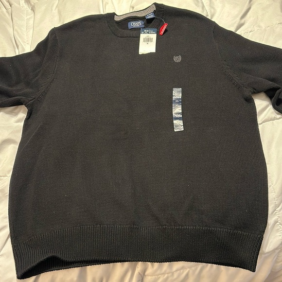 Chaps American Black Sweater. New with tags. XL - Picture 1 of 5